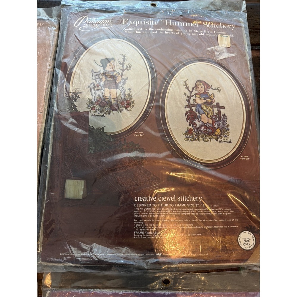 Exquisite "Hummel" Stitchery 4 New Patterns Never Opened Vintage! - Picture 4 of 11